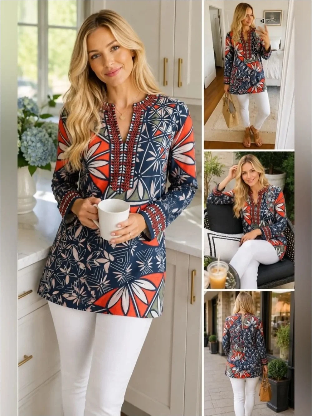 Tory Burch graphic floral